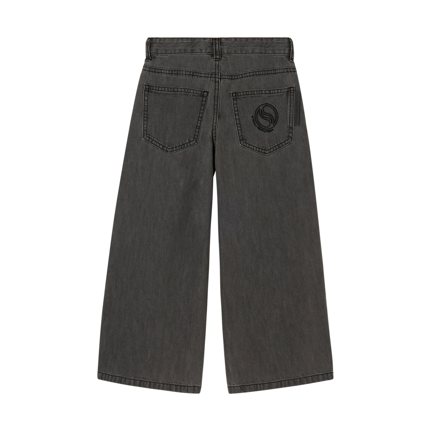 Wide Leg SMC Denim Pants