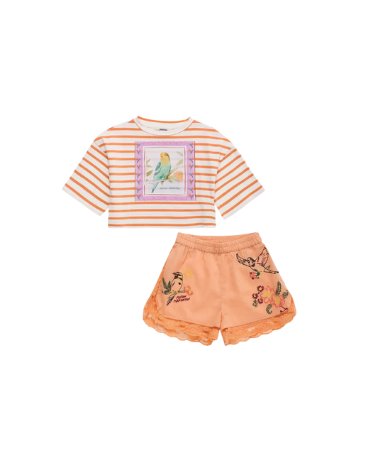 Birds Striped Maison Mangostan Set