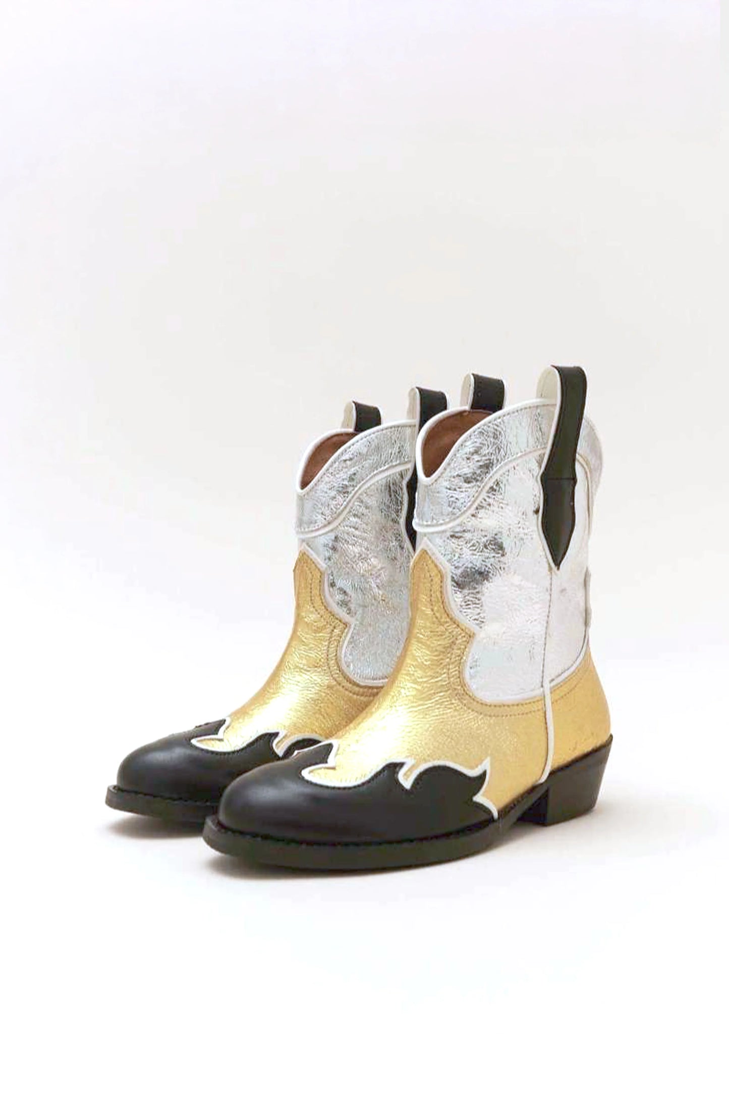 Metallic Maison Mangostan Boots