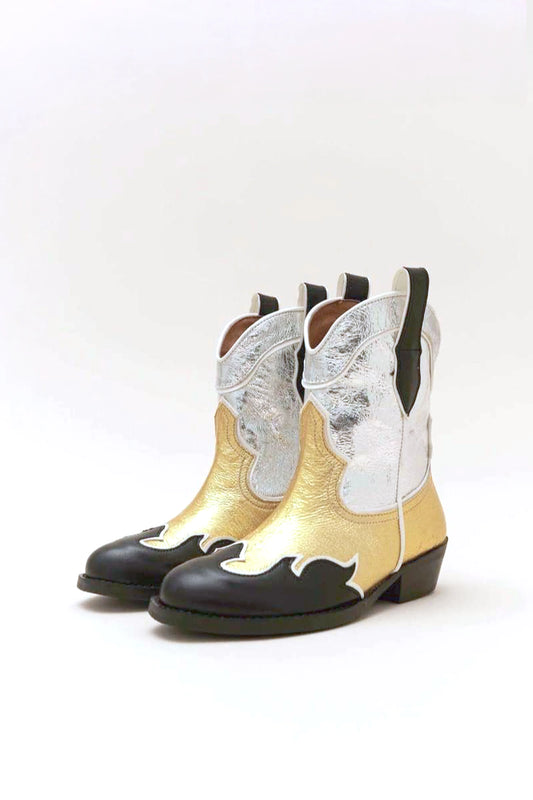 Metallic Maison Mangostan Boots