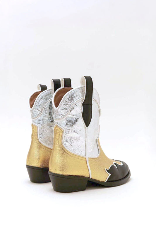 Metallic Maison Mangostan Boots