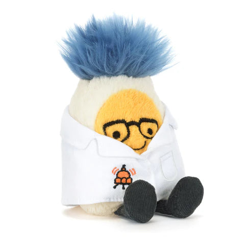 Amuseables Jellycat Boiled Egg Scientist Outfit