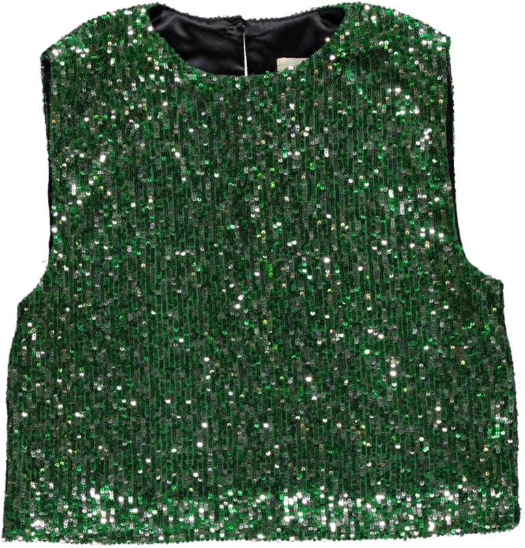 Harry Maan Green Sequence Top