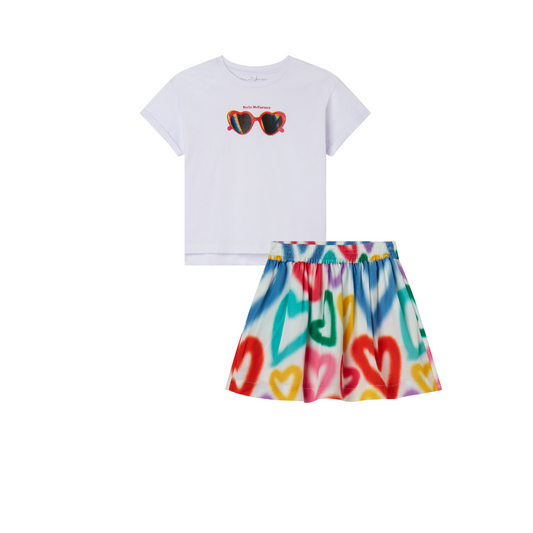 Heart SMC Skirt Set