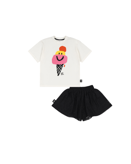 Happy Cone Tee LMH Set