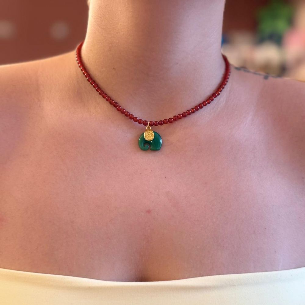 Elephant Maison Makarem Necklace