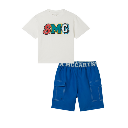 SMC Lettermen Logo Swimsuit Set