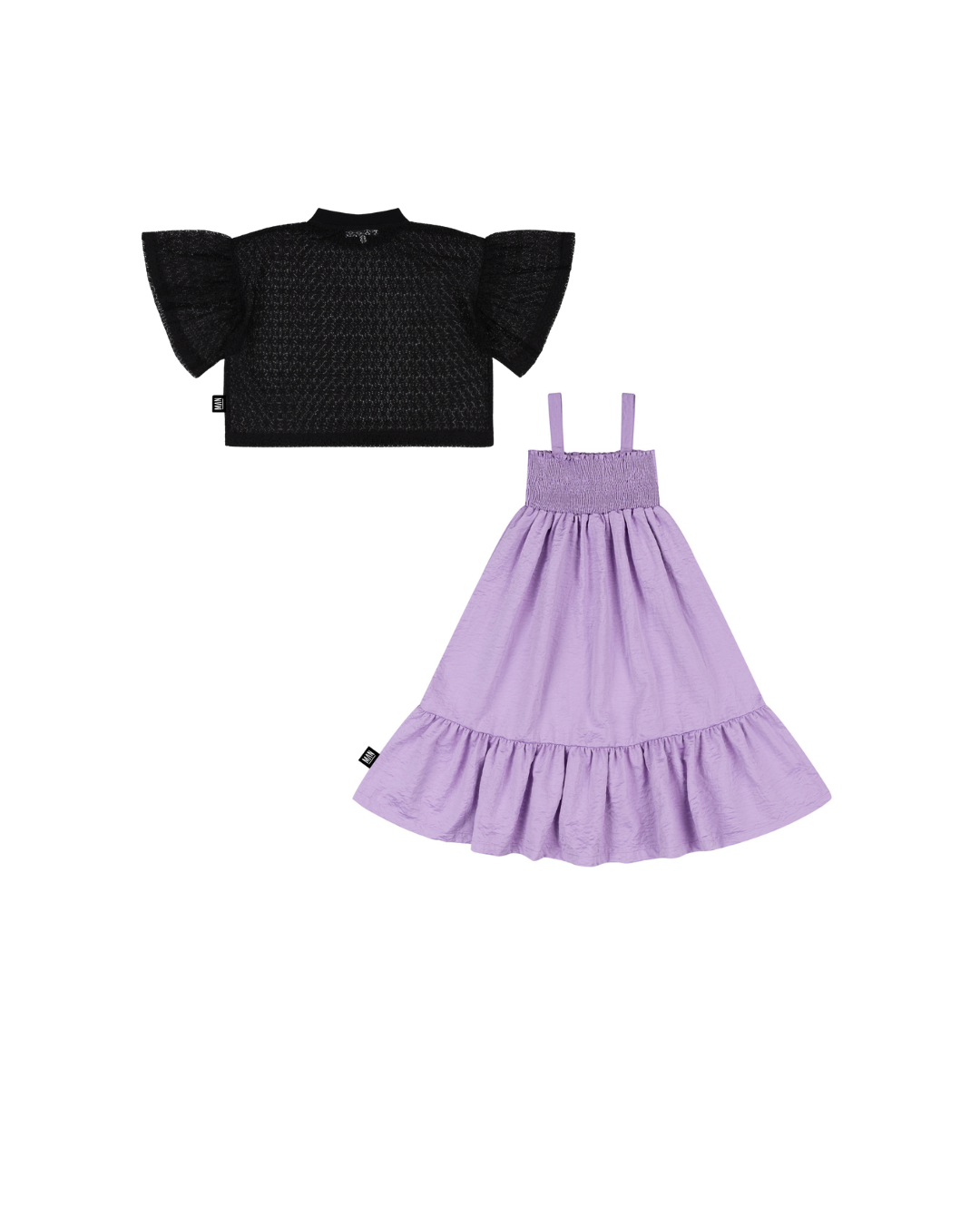 Silky Dress with LMH Lace Top