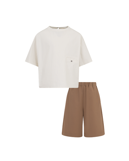 Oversized DOUUOD Bermuda Set