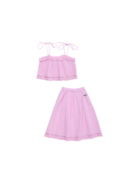 Birds Embroidered Maison Mangostan Set