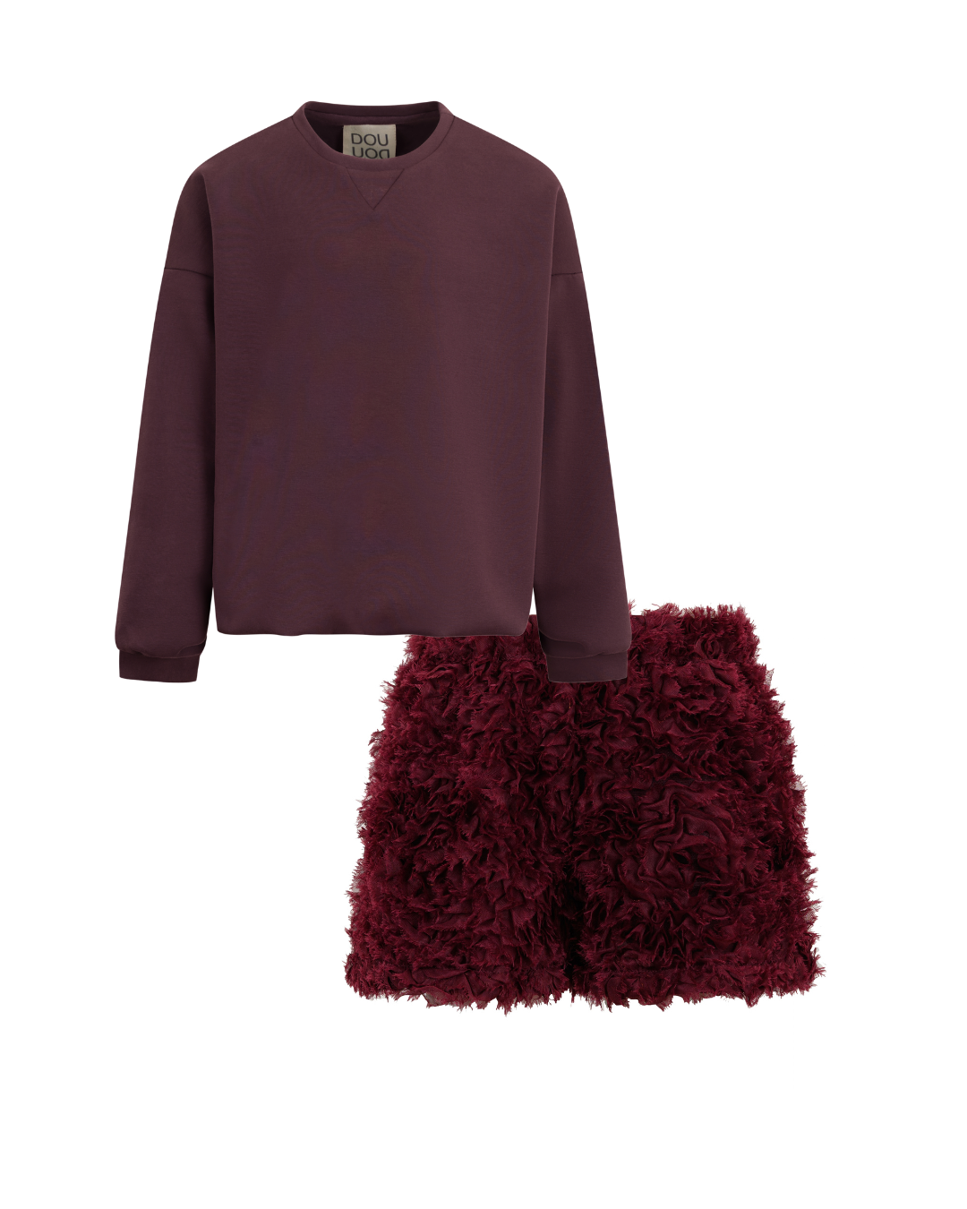 Ruffle Short DOUUOD Set