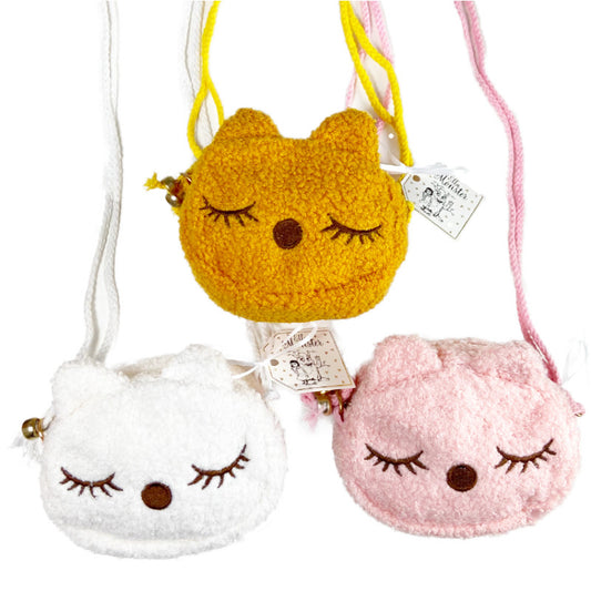 Cute Cat Ella & Monster Teddy Bag