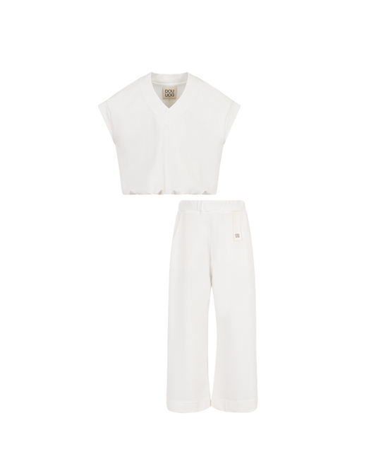 V Neck DOUUOD Tracksuit