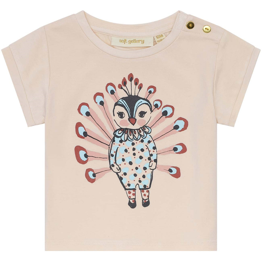 Nelly SG Peacock Print Baby Tee