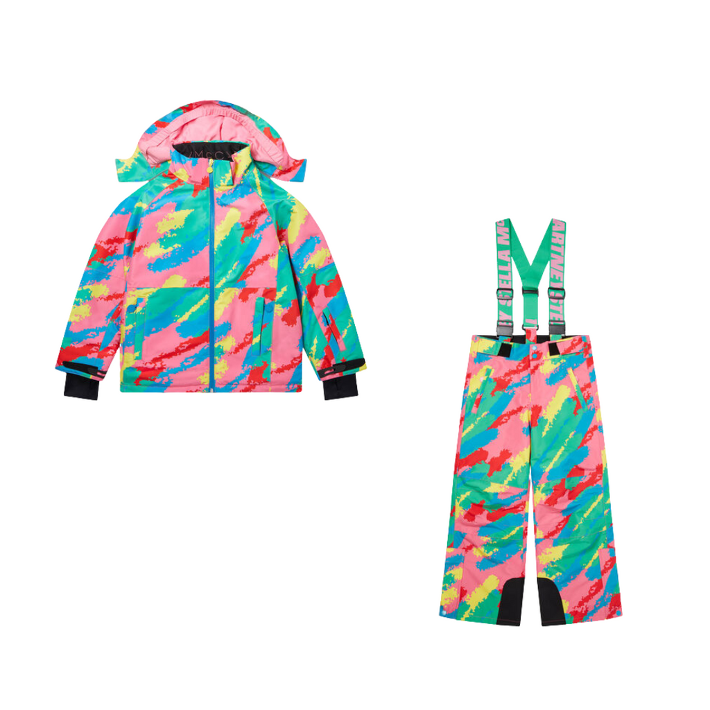 Spray Print SMC Girls Ski Suit