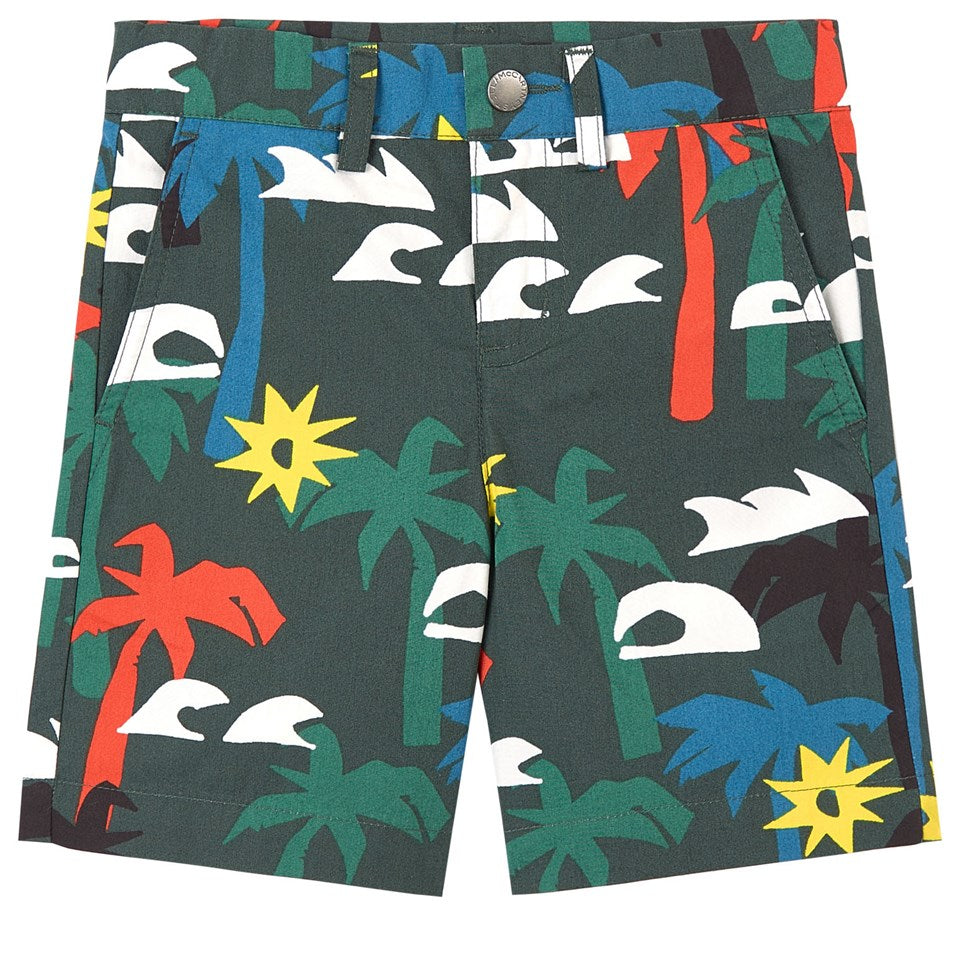 Multicolor Palm SMC Shorts